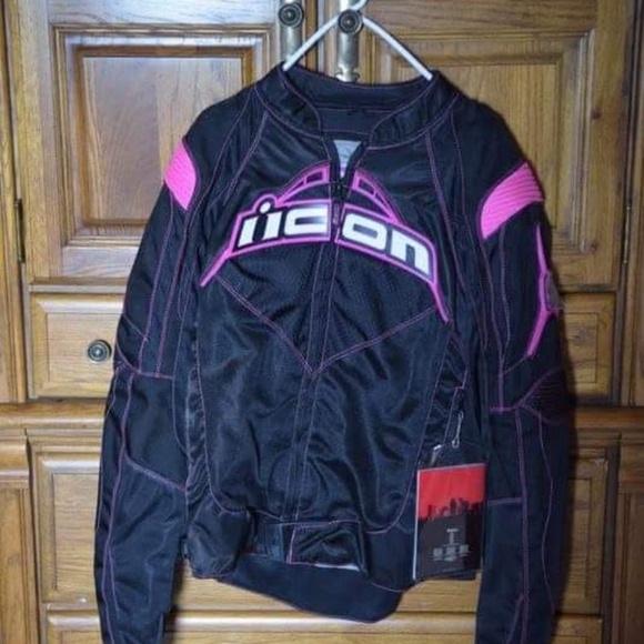Women’s Icon Contra Motorcycle Jacket - Picture 1 of 1